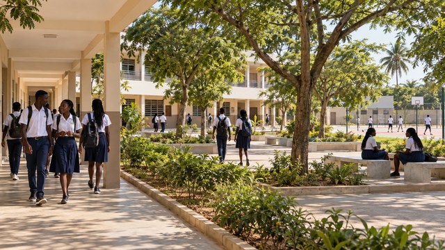 Bâtiment du lycée